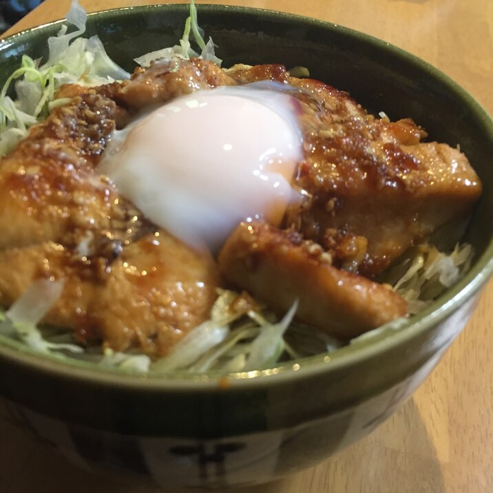 焼肉のタレで 焼き鳥丼♪